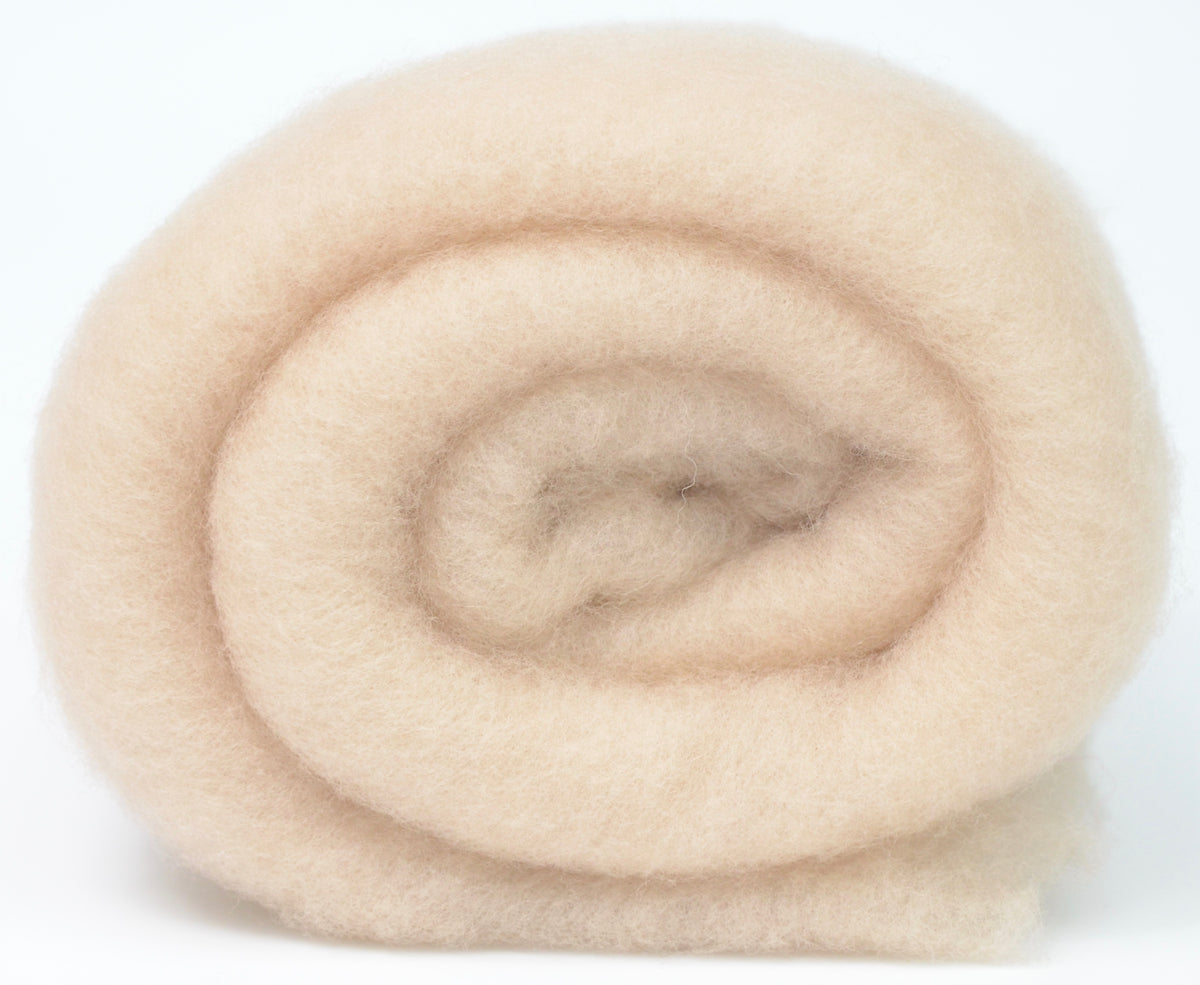 MINI-BATT: NATURAL WHITE- Wool Batting for Felting, Spinning, Weaving, –  FeltLOOM