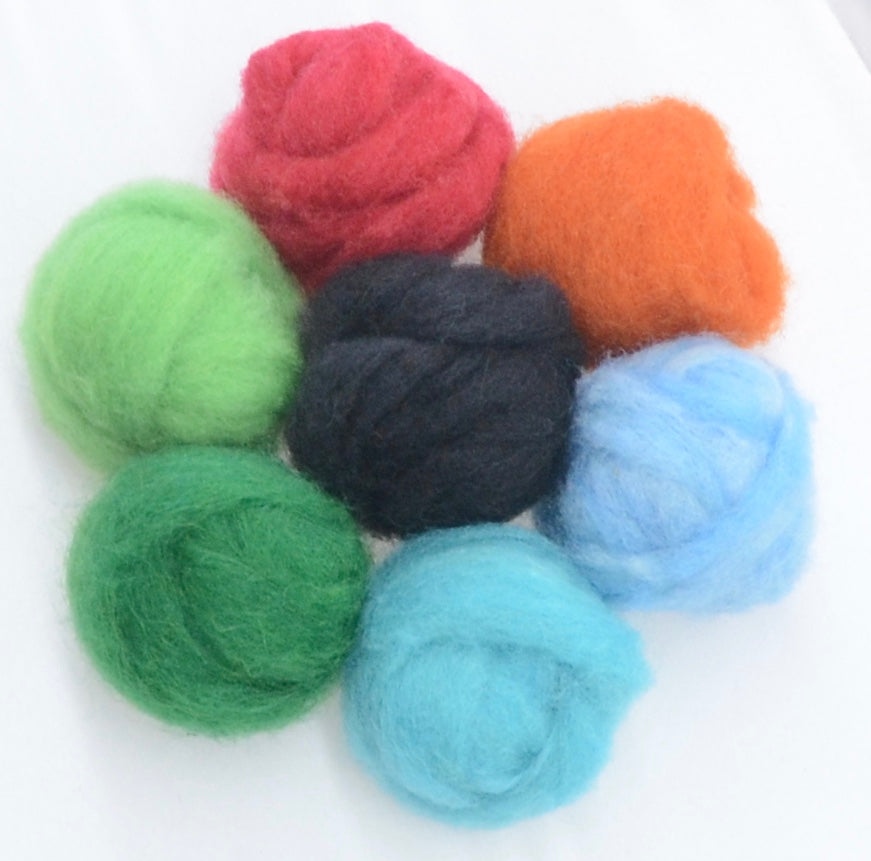 ENGLISH IVY- American Farm Wool - Medium Grade Wool Roving for